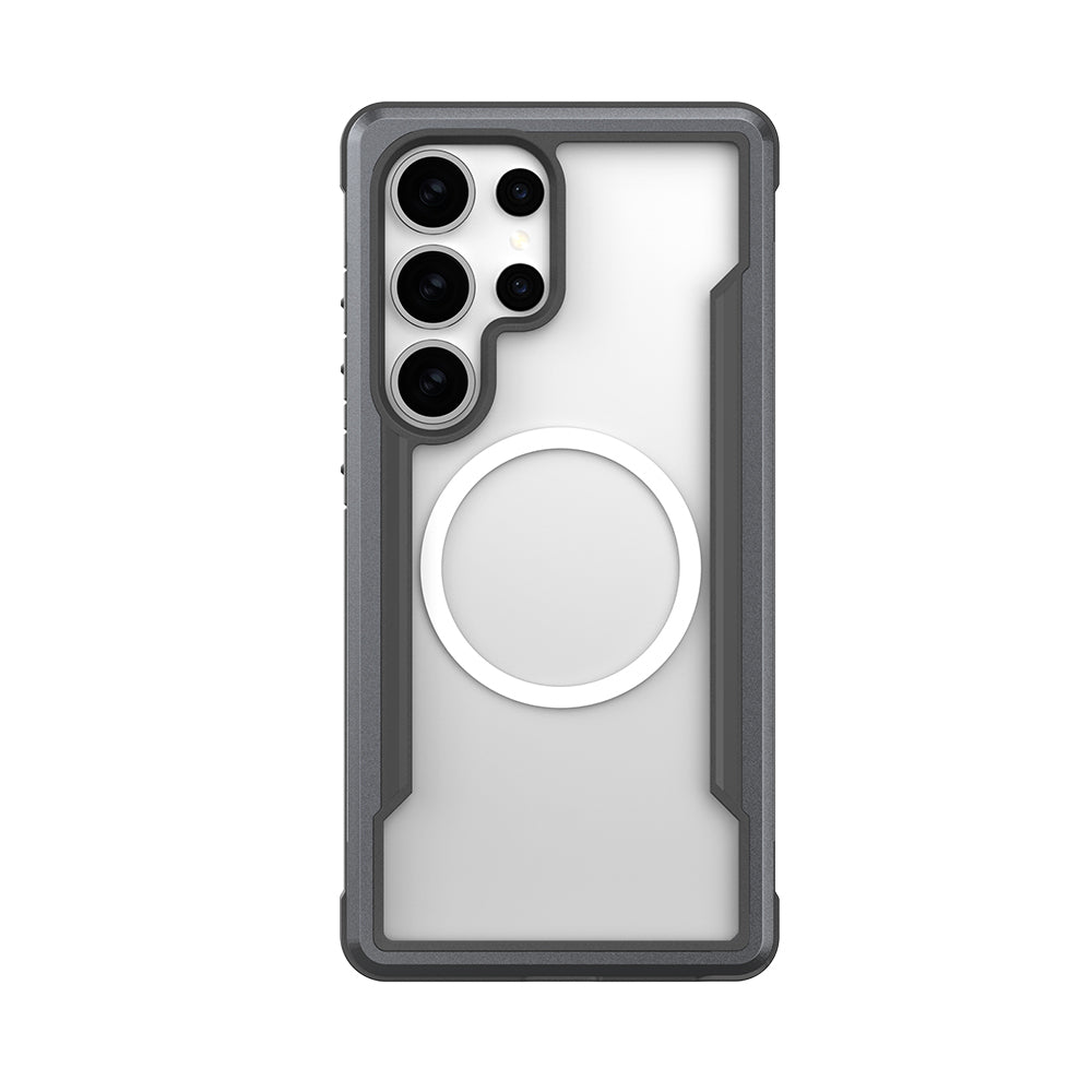 Raptic Shield Serisi Galaxy S25 Ultra Magsafe Şarj Özellikli Airbagli Şeffaf Arka Yüzey Kılıf Raptic Shield Serisi Galaxy S25 Ultra Magsafe Şarj Özellikli Airbagli Şeffaf Arka Yüzey Kılıf